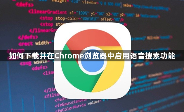 如何下载并在Chrome浏览器中启用语音搜索功能1
