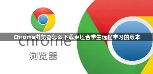 Chrome浏览器怎么下载更适合学生远程学习的版本1