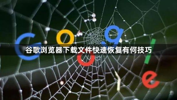 谷歌浏览器下载文件快速恢复有何技巧1