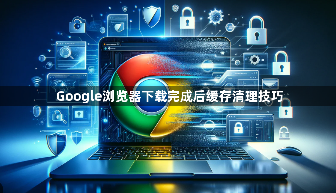 Google浏览器下载完成后缓存清理技巧1