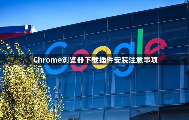 Chrome浏览器下载插件安装注意事项1