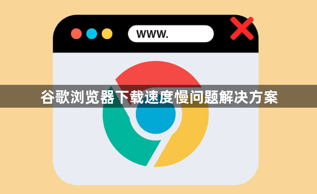 谷歌浏览器下载速度慢问题解决方案1