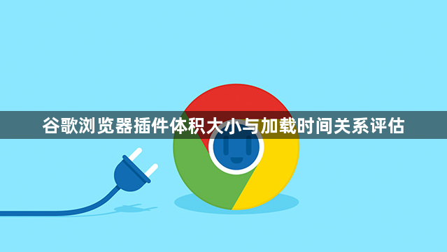 谷歌浏览器插件体积大小与加载时间关系评估1