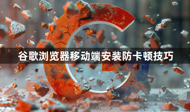 谷歌浏览器移动端安装防卡顿技巧1