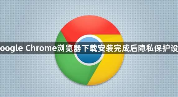 Google Chrome浏览器下载安装完成后隐私保护设置1