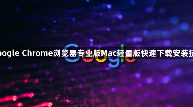 Google Chrome浏览器专业版Mac轻量版快速下载安装技巧1