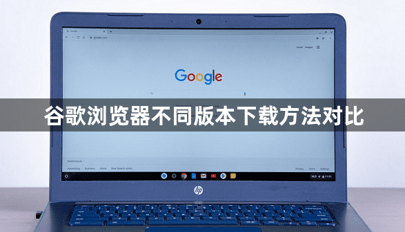 谷歌浏览器不同版本下载方法对比1