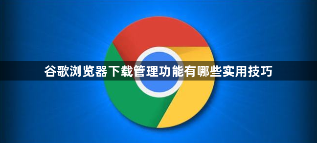 谷歌浏览器下载管理功能有哪些实用技巧1