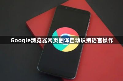 Google浏览器网页翻译自动识别语言操作1