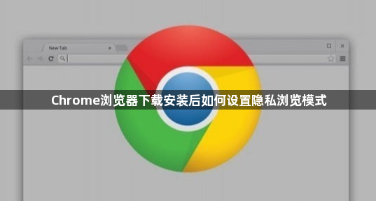 Chrome浏览器下载安装后如何设置隐私浏览模式1