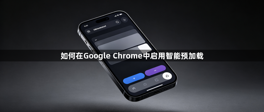 如何在Google Chrome中启用智能预加载1