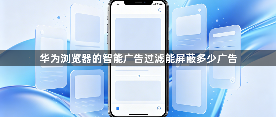 华为浏览器的智能广告过滤能屏蔽多少广告1