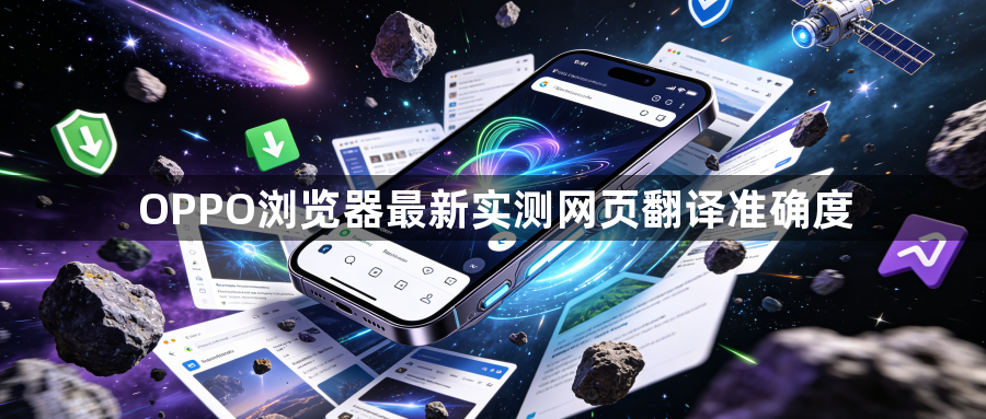 OPPO浏览器最新实测网页翻译准确度1