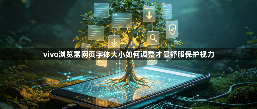 vivo浏览器网页字体大小如何调整才最舒服保护视力1