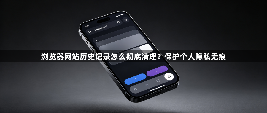 浏览器网站历史记录怎么彻底清理？保护个人隐私无痕1