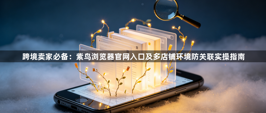 跨境卖家必备：紫鸟浏览器官网入口及多店铺环境防关联实操指南1