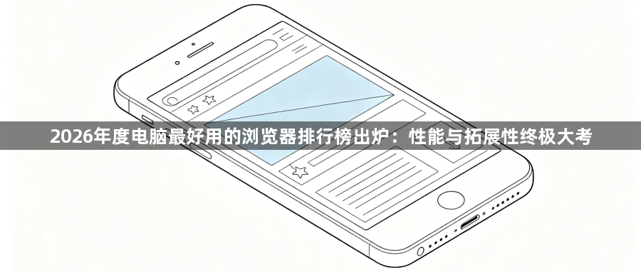 2026年度电脑最好用的浏览器排行榜出炉:性能与拓展性终极大考1