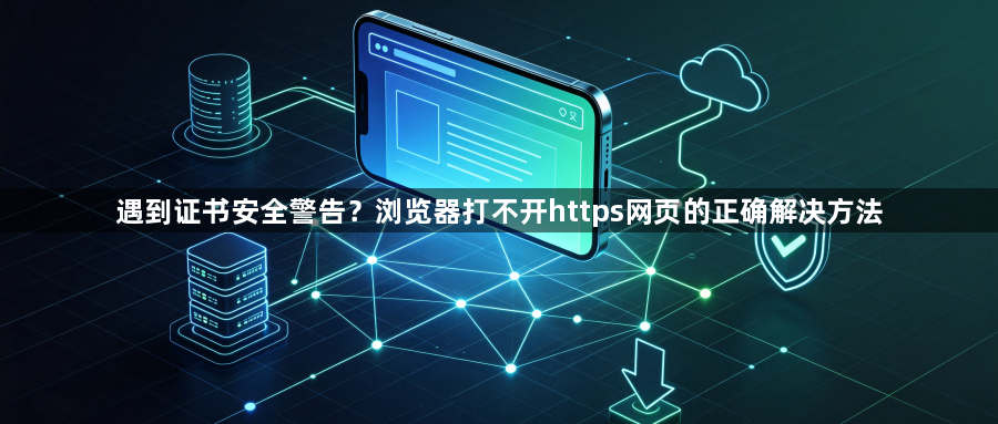遇到证书安全警告?浏览器打不开https网页的正确解决方法1