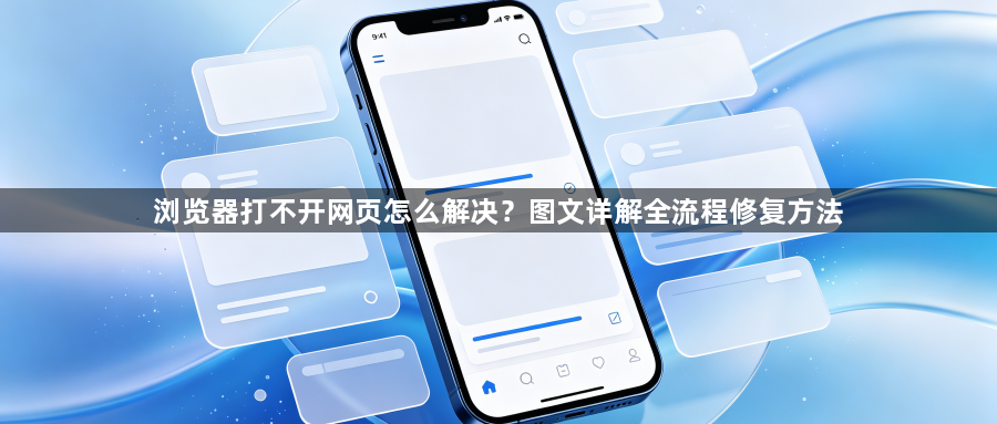 浏览器打不开网页怎么解决?图文详解全流程修复方法1