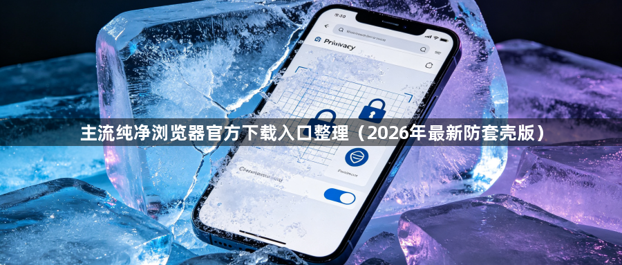 主流纯净浏览器官方下载入口整理(2026年最新防套壳版)1