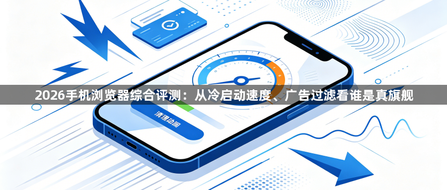 2026手机浏览器综合评测：从冷启动速度、广告过滤看谁是真旗舰1