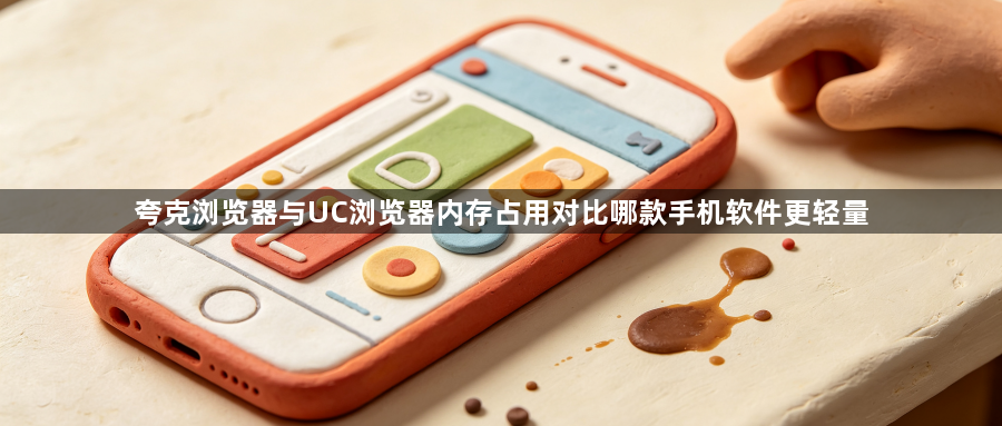 夸克浏览器与UC浏览器内存占用对比哪款手机软件更轻量1