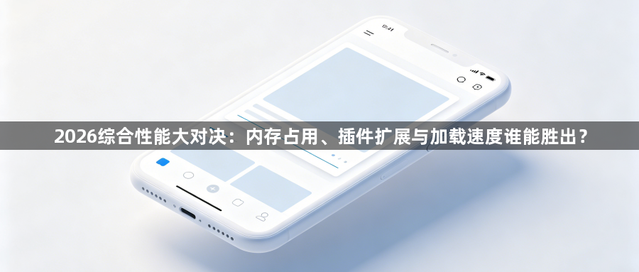 2026综合性能大对决：内存占用、插件扩展与加载速度谁能胜出？1