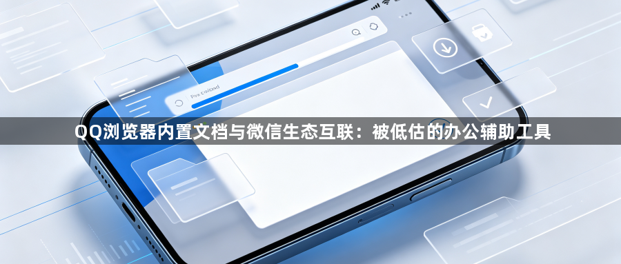 QQ浏览器内置文档与微信生态互联：被低估的办公辅助工具1