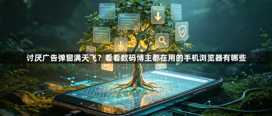 讨厌广告弹窗满天飞？看看数码博主都在用的手机浏览器有哪些1