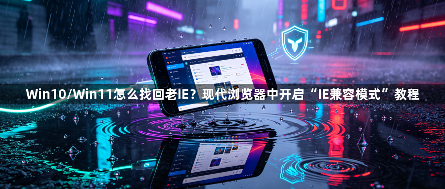 Win10/Win11怎么找回老IE？现代浏览器中开启“IE兼容模式”教程1