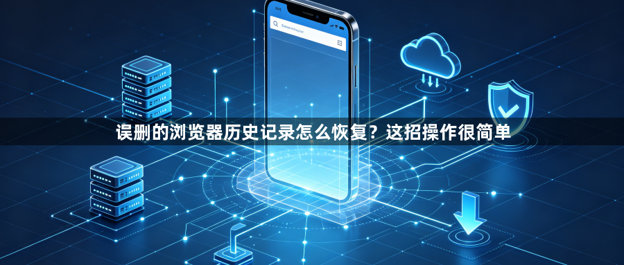 误删的浏览器历史记录怎么恢复？这招操作很简单1