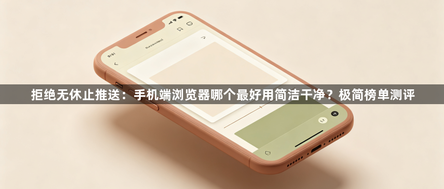 拒绝无休止推送：手机端浏览器哪个最好用简洁干净？极简榜单测评1
