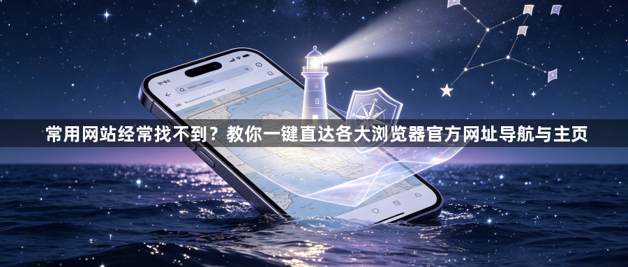 常用网站经常找不到?教你一键直达各大浏览器官方网址导航与主页1