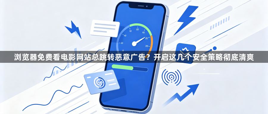 浏览器免费看电影网站总跳转恶意广告？开启这几个安全策略彻底清爽1