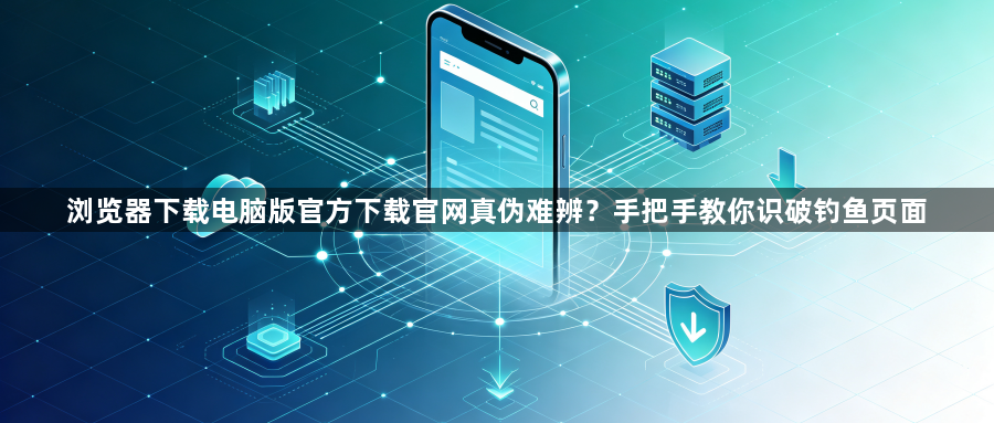 浏览器下载电脑版官方下载官网真伪难辨？手把手教你识破钓鱼页面1