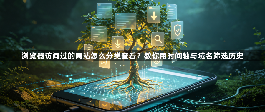 浏览器访问过的网站怎么分类查看？教你用时间轴与域名筛选历史1